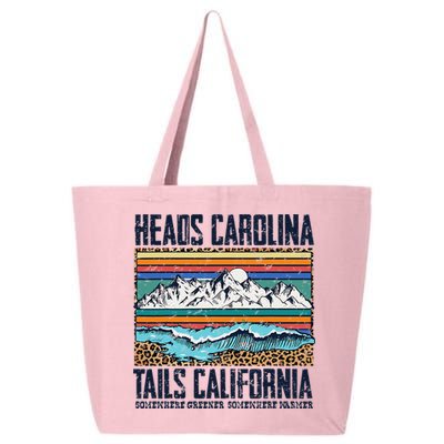 Vintage Heads Carolina Tail California Summer Beach Paradise 25L Jumbo Tote