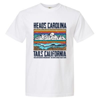 Vintage Heads Carolina Tail California Summer Beach Paradise Garment-Dyed Heavyweight T-Shirt