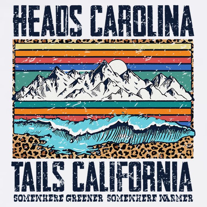 Vintage Heads Carolina Tail California Summer Beach Paradise Bucket Hat