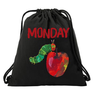 Very Hungry Caterpillar Monday Fruits Birthday Caterpillar Drawstring Bag