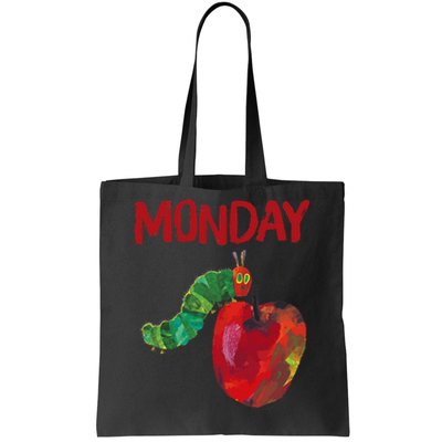 Very Hungry Caterpillar Monday Fruits Birthday Caterpillar Tote Bag