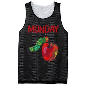 Very Hungry Caterpillar Monday Fruits Birthday Caterpillar Mesh Reversible Basketball Jersey Tank