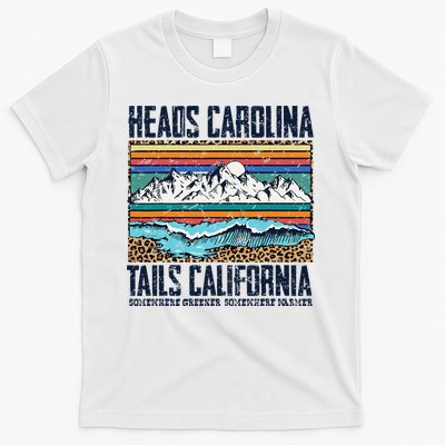 Vintage Heads Carolina Tail California Summer Beach Paradise T-Shirt