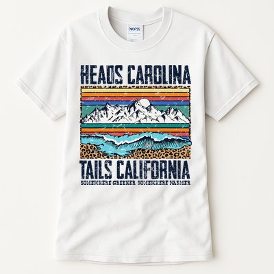 Vintage Heads Carolina Tail California Summer Beach Paradise Tall T-Shirt