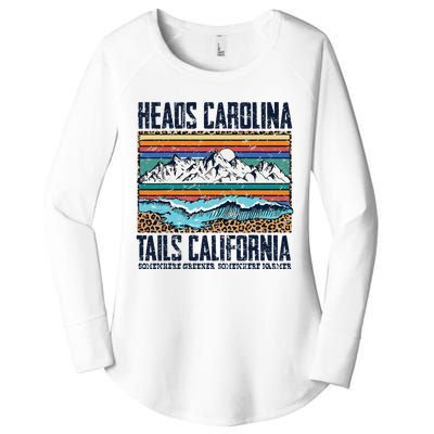 Vintage Heads Carolina Tail California Summer Beach Paradise Women's Perfect Tri Tunic Long Sleeve Shirt