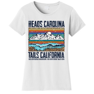 Vintage Heads Carolina Tail California Summer Beach Paradise Women's T-Shirt