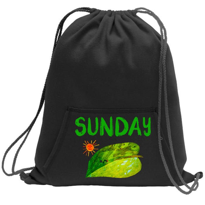 Very Hungry Caterpillar Sunday Fruits Birthday Caterpillar Sweatshirt Cinch Pack Bag