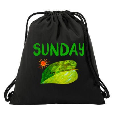 Very Hungry Caterpillar Sunday Fruits Birthday Caterpillar Drawstring Bag