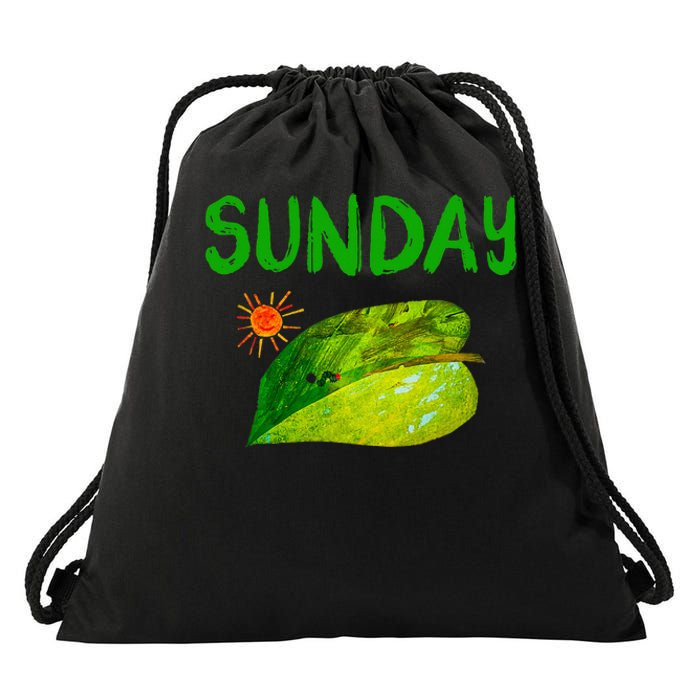 Very Hungry Caterpillar Sunday Fruits Birthday Caterpillar Drawstring Bag