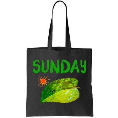 Very Hungry Caterpillar Sunday Fruits Birthday Caterpillar Tote Bag