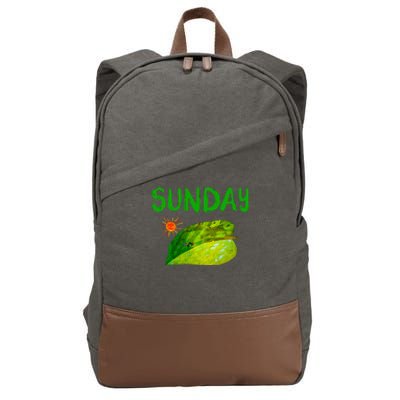 Very Hungry Caterpillar Sunday Fruits Birthday Caterpillar Cotton Canvas Backpack