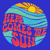 Vintage Here Comes The Sun Emblem Visor