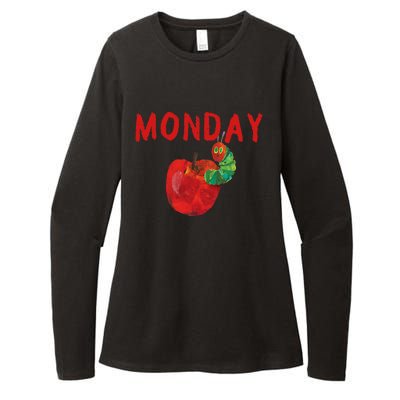 Very Hungry Caterpillar Monday Fruits Birthday Caterpillar Womens CVC Long Sleeve Shirt