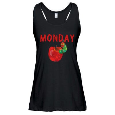 Very Hungry Caterpillar Monday Fruits Birthday Caterpillar Ladies Essential Flowy Tank