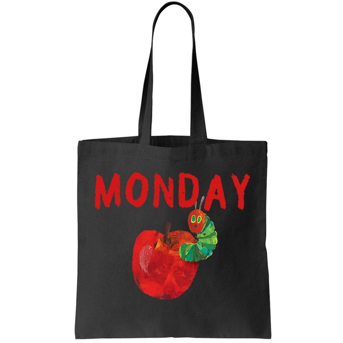 Very Hungry Caterpillar Monday Fruits Birthday Caterpillar Tote Bag