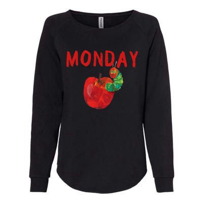 Very Hungry Caterpillar Monday Fruits Birthday Caterpillar Womens California Wash Sweatshirt