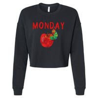 Very Hungry Caterpillar Monday Fruits Birthday Caterpillar Cropped Pullover Crew