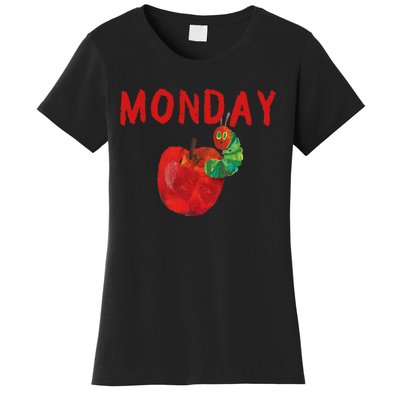 Very Hungry Caterpillar Monday Fruits Birthday Caterpillar Women's T-Shirt