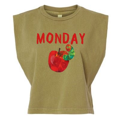 Very Hungry Caterpillar Monday Fruits Birthday Caterpillar Garment-Dyed Women's Muscle Tee