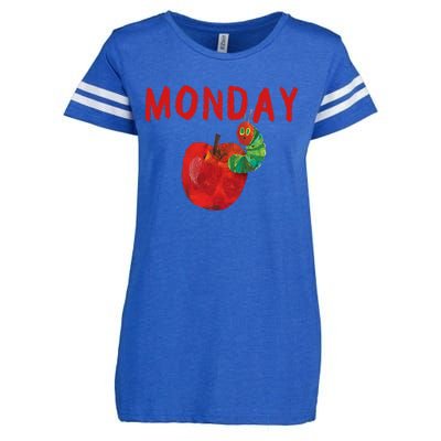 Very Hungry Caterpillar Monday Fruits Birthday Caterpillar Enza Ladies Jersey Football T-Shirt