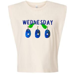 Very Hungry Caterpillar Wednesday Fruit Birthday Caterpillar Garment-Dyed Women's Muscle Tee