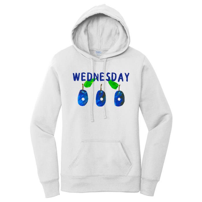 Very Hungry Caterpillar Wednesday Fruit Birthday Caterpillar Women's Pullover Hoodie