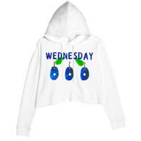 Very Hungry Caterpillar Wednesday Fruit Birthday Caterpillar Crop Fleece Hoodie