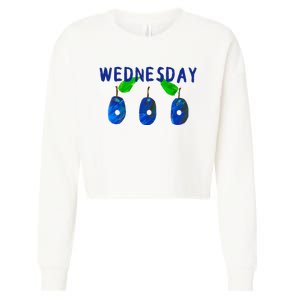 Very Hungry Caterpillar Wednesday Fruit Birthday Caterpillar Cropped Pullover Crew