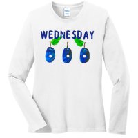 Very Hungry Caterpillar Wednesday Fruit Birthday Caterpillar Ladies Long Sleeve Shirt