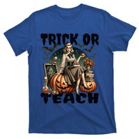 Vintage Halloween Design Trick Or Teach Funny Gift T-Shirt