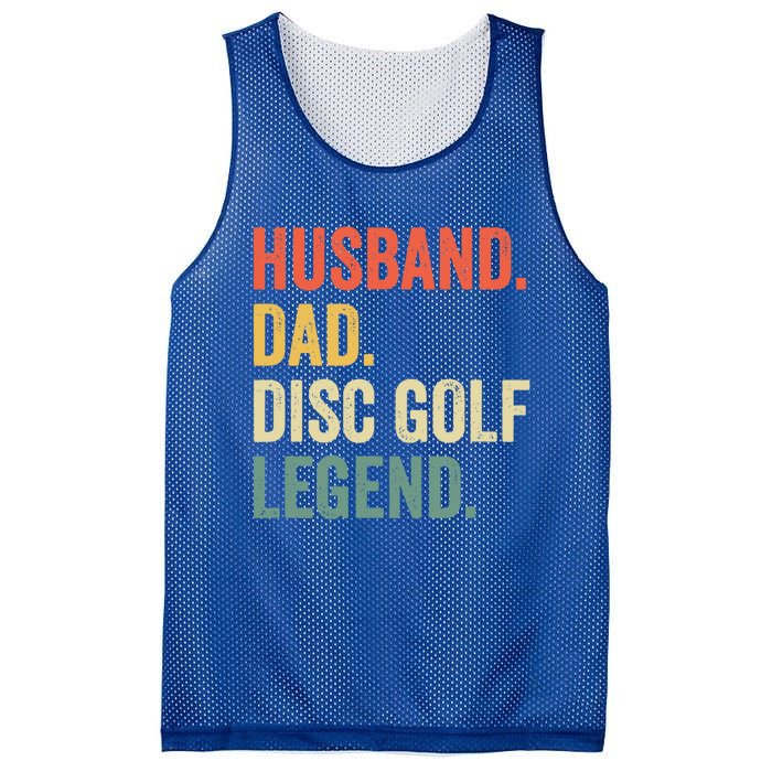 Vintage Husband Dad Disc Golf Legend Disc Golf Father Day Meaningful Gift Mesh Reversible Basketball Jersey Tank