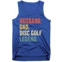 Vintage Husband Dad Disc Golf Legend Disc Golf Father Day Meaningful Gift Tank Top