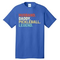 Vintage Husband Daddy Pickleball Legend Sports Father Player Gift Tall T-Shirt