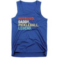 Vintage Husband Daddy Pickleball Legend Sports Father Player Gift Tank Top