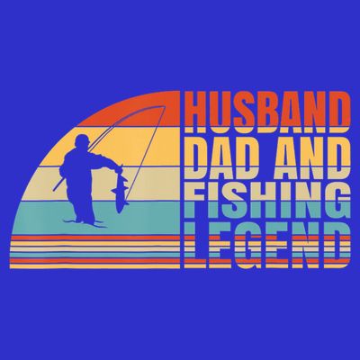 Vintage Husband Dad Fishing Legend Father's Day Gift T-Shirt