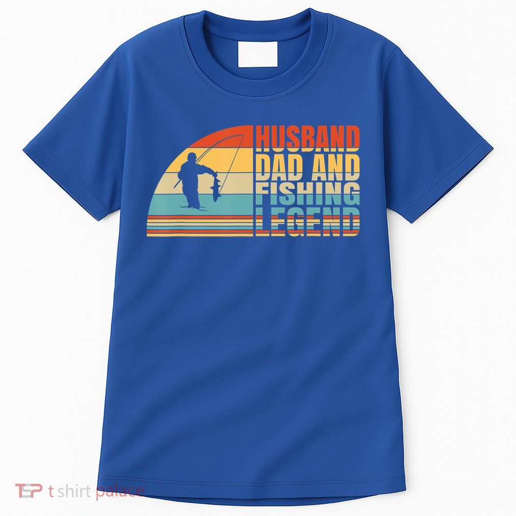Vintage Husband Dad Fishing Legend Father's Day Gift Tall T-Shirt