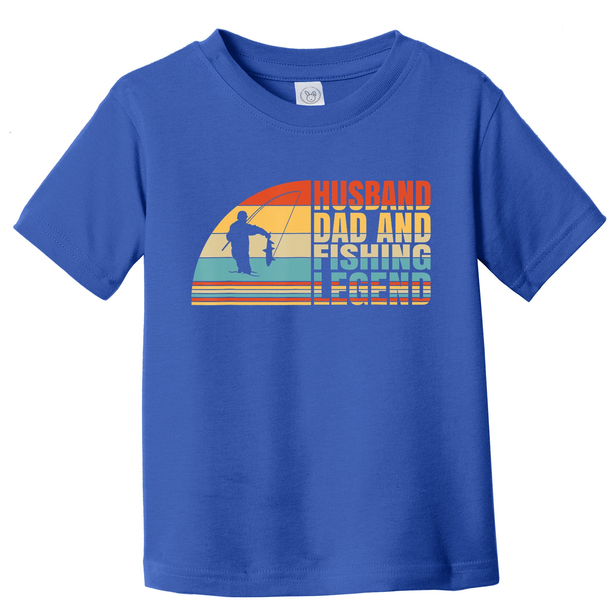 Vintage Husband Dad Fishing Legend Father's Day Gift Toddler T-Shirt