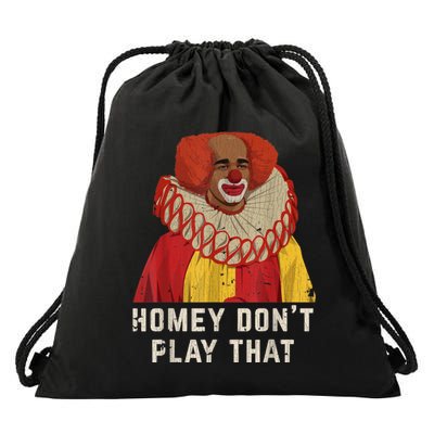 Vintage Homey DonT Play That Homey The Clown Drawstring Bag