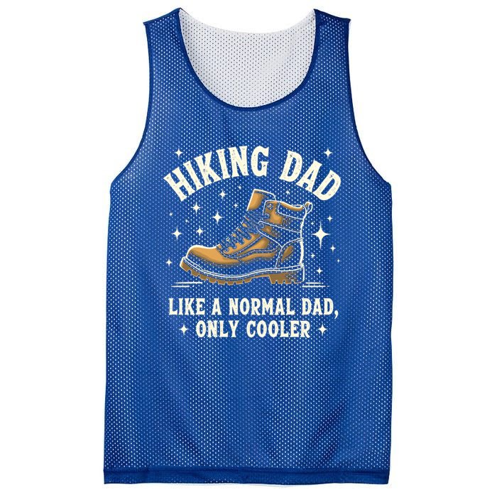 Vintage Hiking Dad Like A Normal Dad Only Cooler Meaningful Gift Mesh Reversible Basketball Jersey Tank