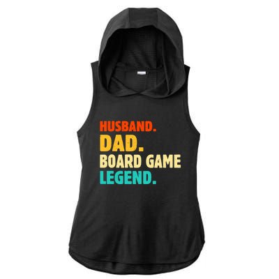 Vintage Husband Dad Board Game Legend Joke Funny Fathers Day Meaningful Gift Ladies PosiCharge Tri-Blend Wicking Draft Hoodie Tank