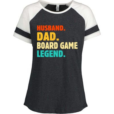 Vintage Husband Dad Board Game Legend Joke Funny Fathers Day Meaningful Gift Enza Ladies Jersey Colorblock Tee