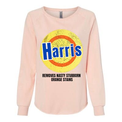 Vote Harris Democrat Antitrump 2024 Election Womens California Wash Sweatshirt