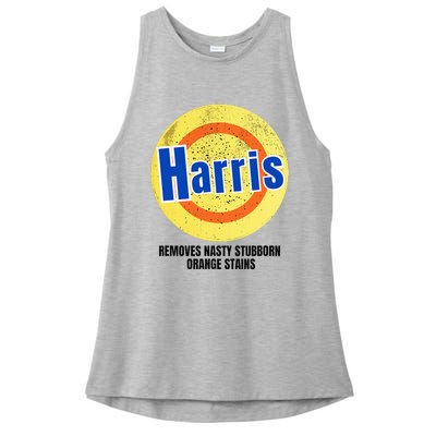 Vote Harris Democrat Antitrump 2024 Election Ladies PosiCharge Tri-Blend Wicking Tank