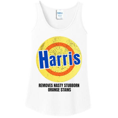 Vote Harris Democrat Antitrump 2024 Election Ladies Essential Tank