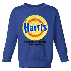 Vote Harris Democrat Antitrump 2024 Election Toddler Sweatshirt