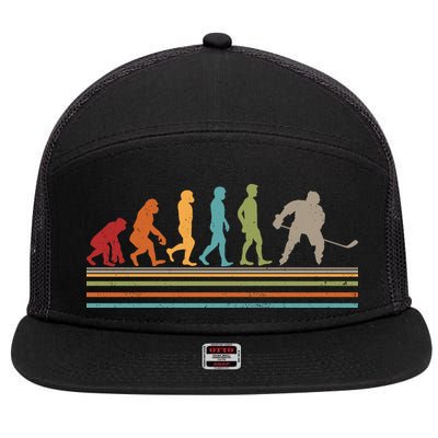 Vintage Hockey Evolution 7 Panel Mesh Trucker Snapback Hat