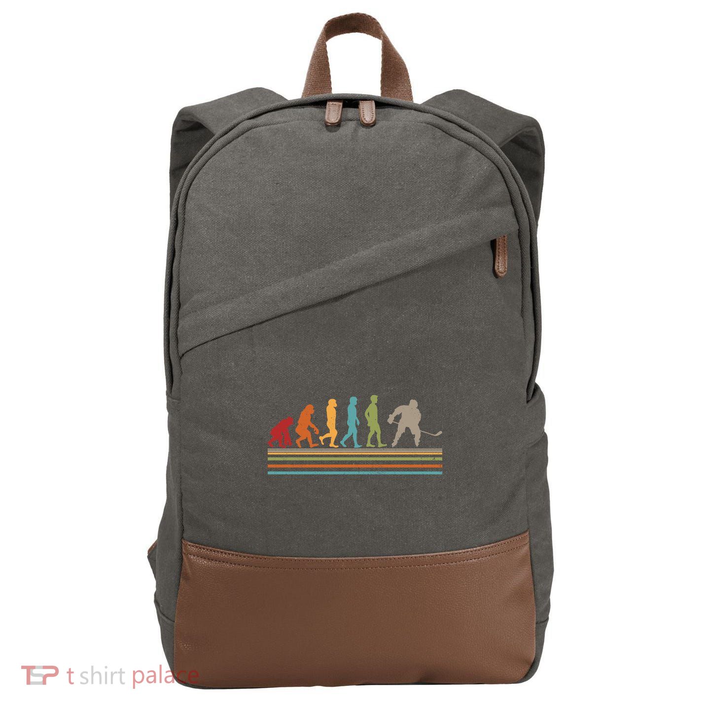 Vintage Hockey Evolution Cotton Canvas Backpack