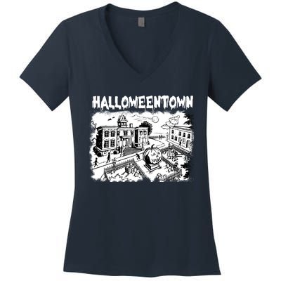 Vintage Halloweentown Est 1998 Women's V-Neck T-Shirt