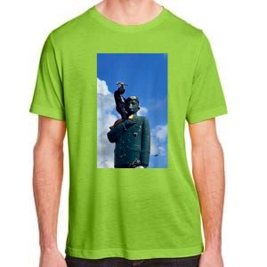 Venezuela Hasta El Final CaíDa De La Estatua De CháVez Adult ChromaSoft Performance T-Shirt