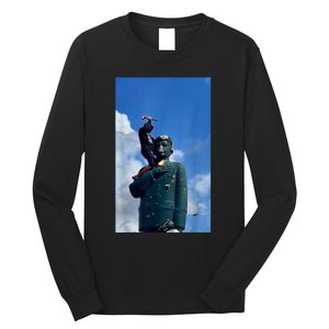 Venezuela Hasta El Final CaíDa De La Estatua De CháVez Long Sleeve Shirt